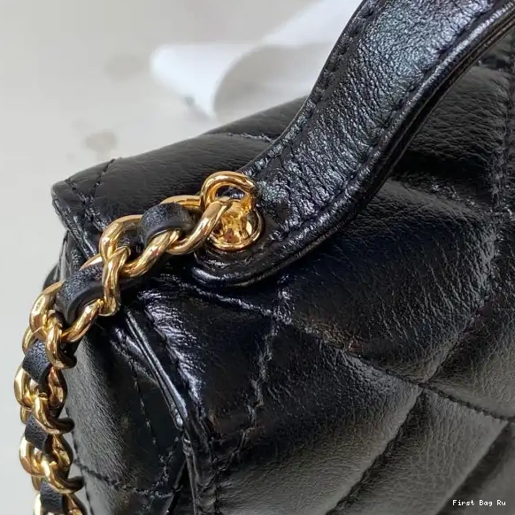 First Bag Ru WITH CHANEL CHANELUTCH CHAIN 0618